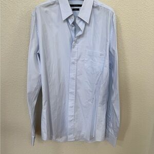 Gucci Light Blue Men's Dress Shirt , neck 15.5